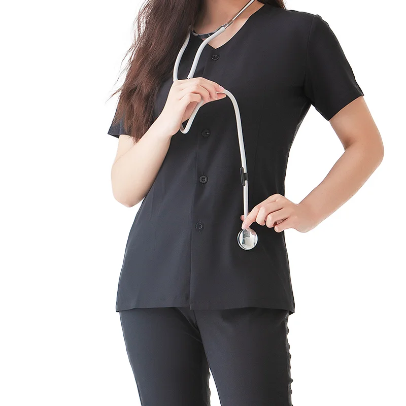 Wholesale Fashionable Scrubs Uniforms Sets Nurses Clothing Custom Hospital Stretch Medical Scrubs