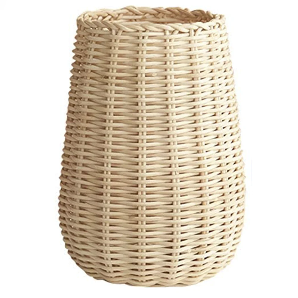 customize  handmade bamboo rattan decorative  home decor  unique vase vase