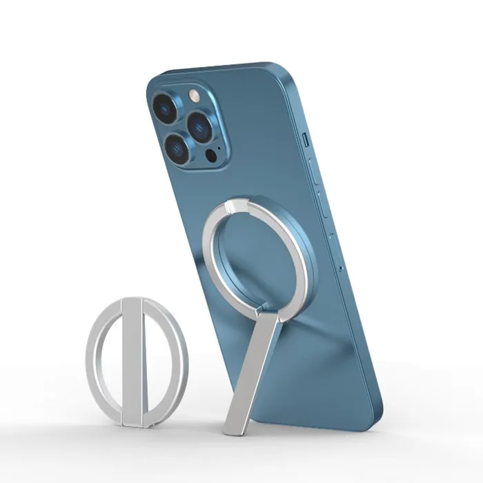Zinc alloy phone stand 90 degree adjustable foldable phone ring holder finger kickstand