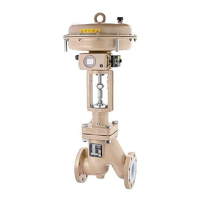Samson BR 01b Pneumatic ANSI Globe Valve Control System with Integrated Pressure Regulation Valve for Enhanced Performance