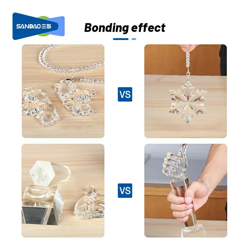 Factory Price SD3056 UV Gle Light Curing Adhesive Glass Askiatic Adhesive Photosensitive Adhesive For Glass And Crystal