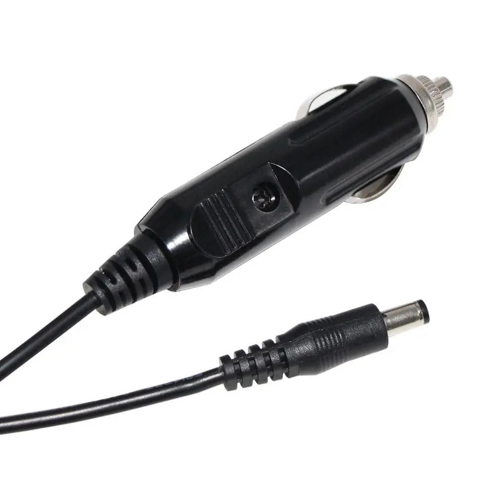 Car Charger DC Power 3.5mm X 1.35mm Male Plug Adapter Cigarette Lighter Connector Cable 5FT 12Volt