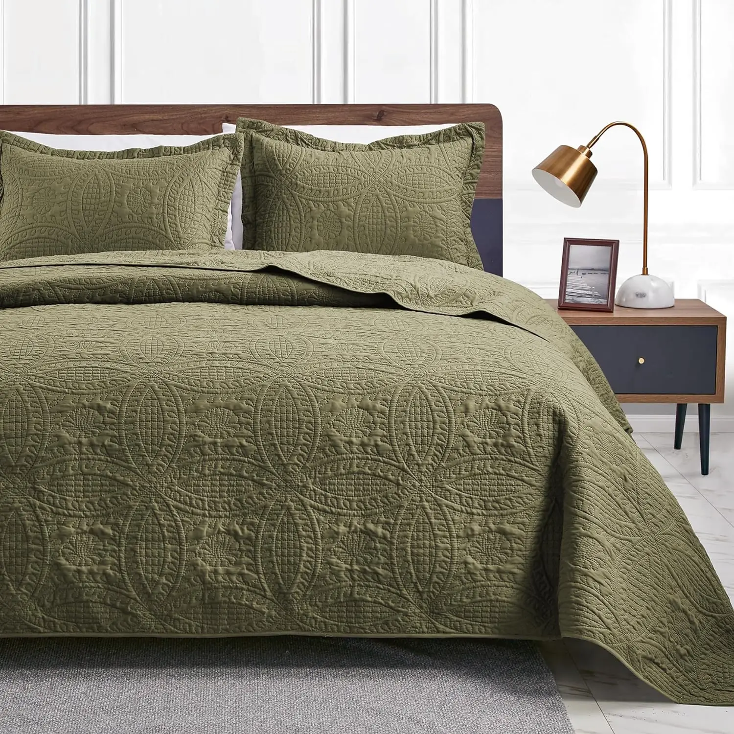 QD TEX Quilts Bedspreads Bedding Bedspreads White Comforters Bedding Quilt Bedspread Set