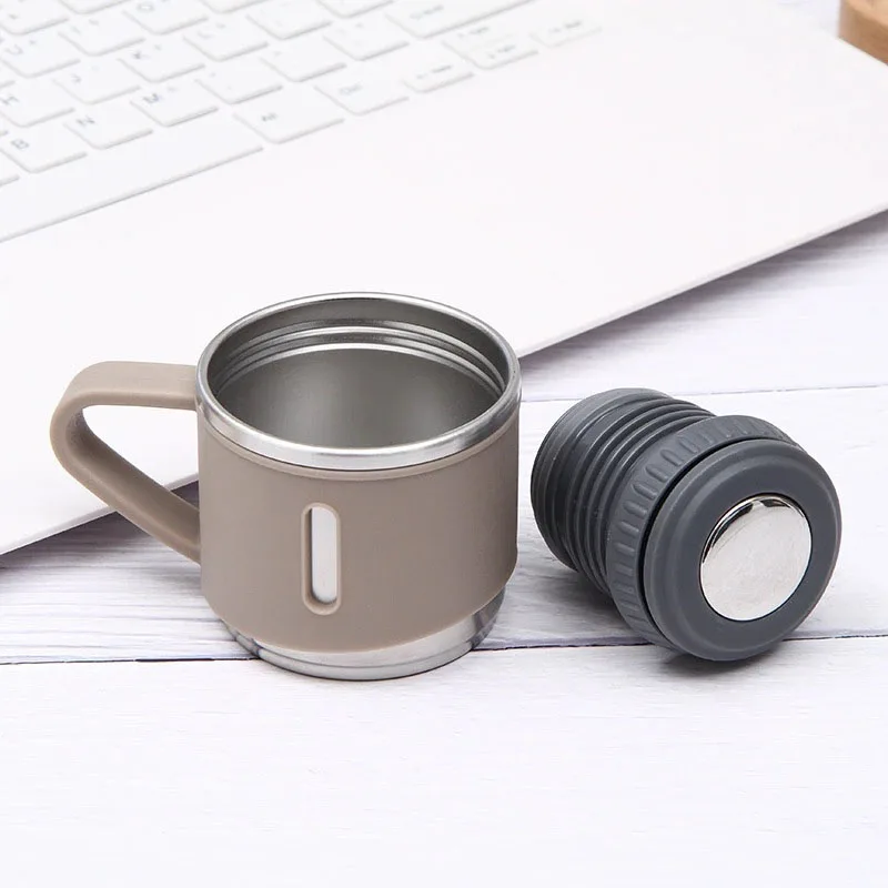 New Stainless Steel vacuum flask travel mug set Sport Water Bottle Gift box Set Large Capacity Travel Double Wall Vacuum Bottle