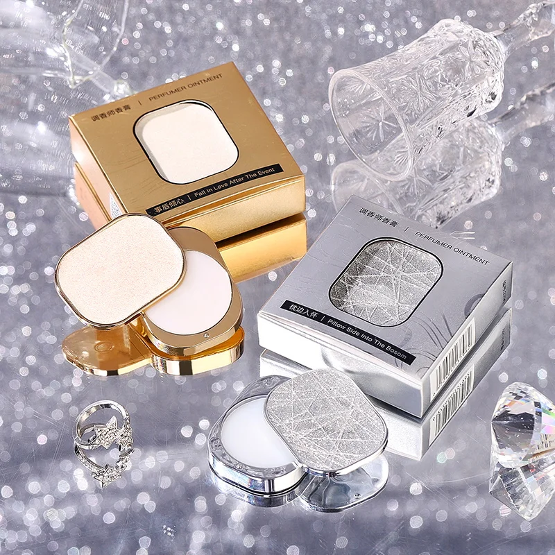 HANBOLI Private Label Natural Solid Perfume Cream Long-lasting Fragrance Portable Solid Perfume