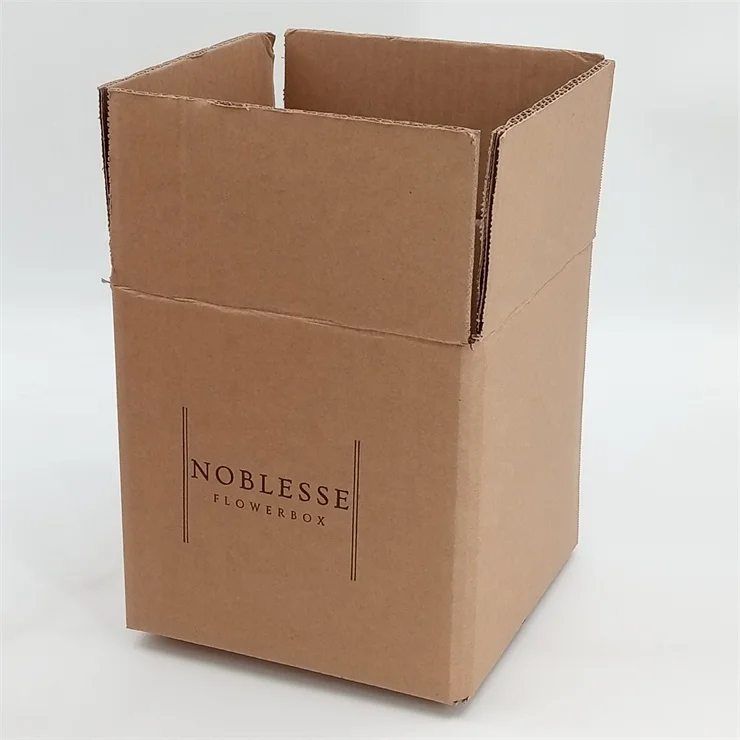 High Quality Printing Logo Brown Kraft Box Corrugated Board Packaging Box