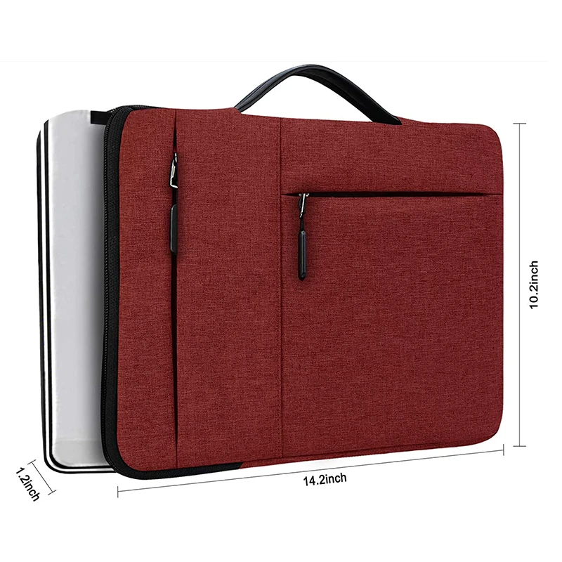 Custom 13 14 15 15.6 Inch Laptop case Sleeve Eco Friendly Recycled Rpet Bag