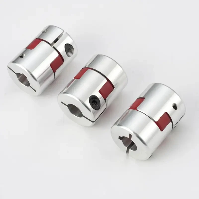 High quality plum blossom coupling aluminum  star elastic servo motor screw coupling
