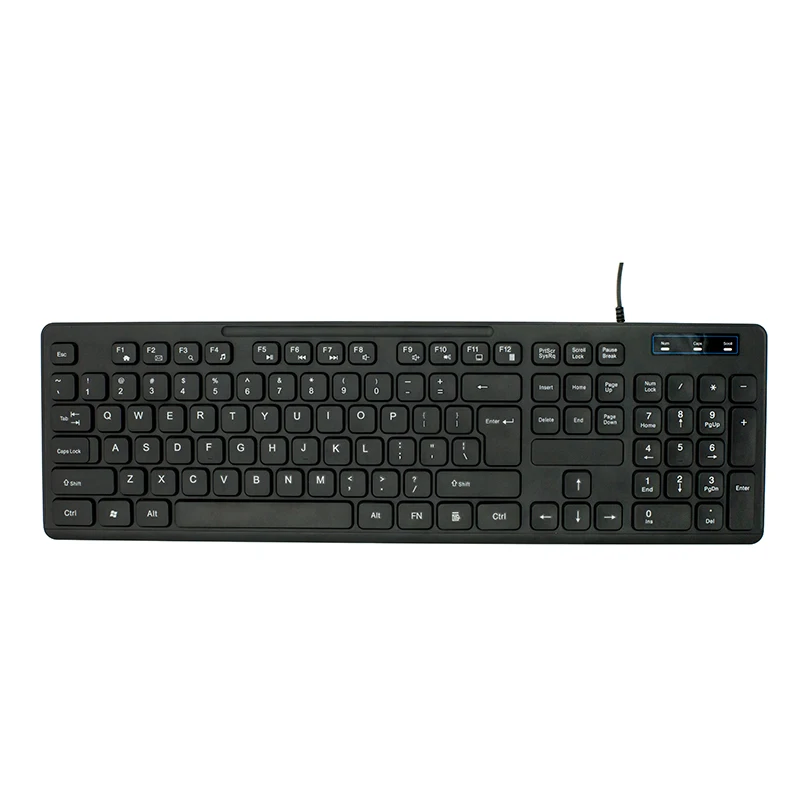 New Trends OEM Multi-color 104 105 Keys Full Size Keyboard Wired Slim Keyboard
