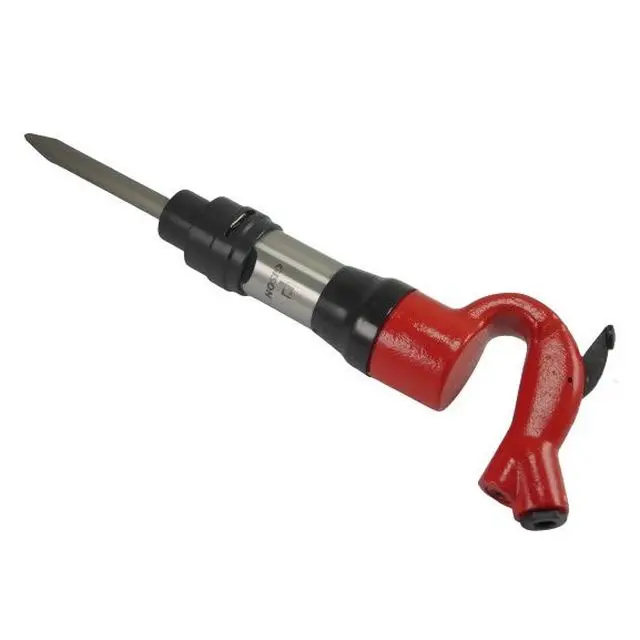 17.5 mm Chisel Round Shank Air Pneumatic Chipping Hammer 2500Bpm With 25.4 mm Piston Stroke