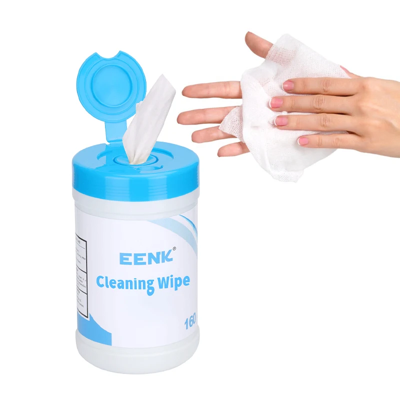 Wholesale 160pcs canister wipe disposable wet tissue paper for personal care