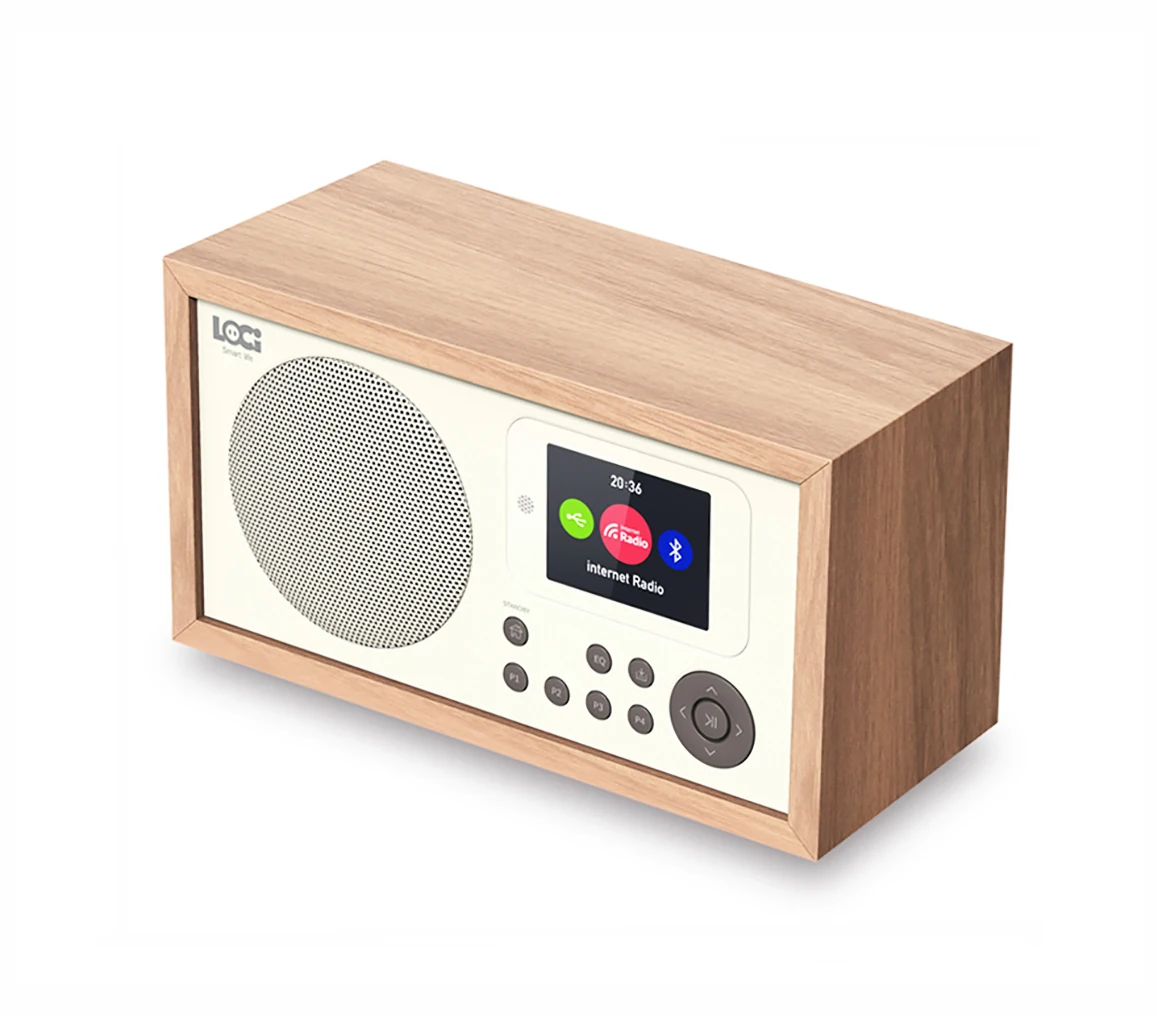Wifi internet radio 2.4 inch TFT color display with BT speaker / USB music play