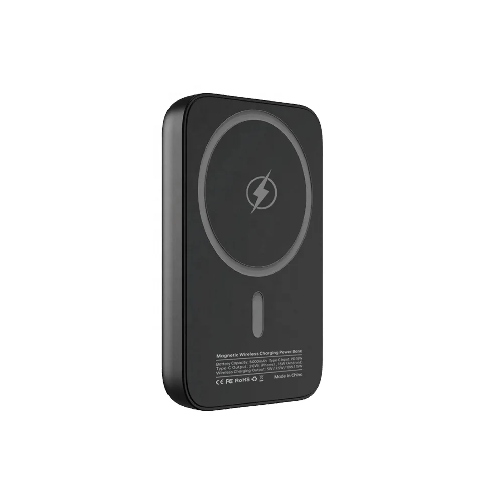 Mini Power Bank 5000mAh slim Power Banks fast charge portable power bank quick Wireless Charger