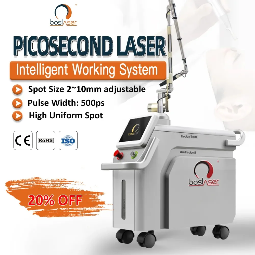 nd-yag laser-532nm 1064nm picosecond q-switched laser tattoo removal machine picosecond laser