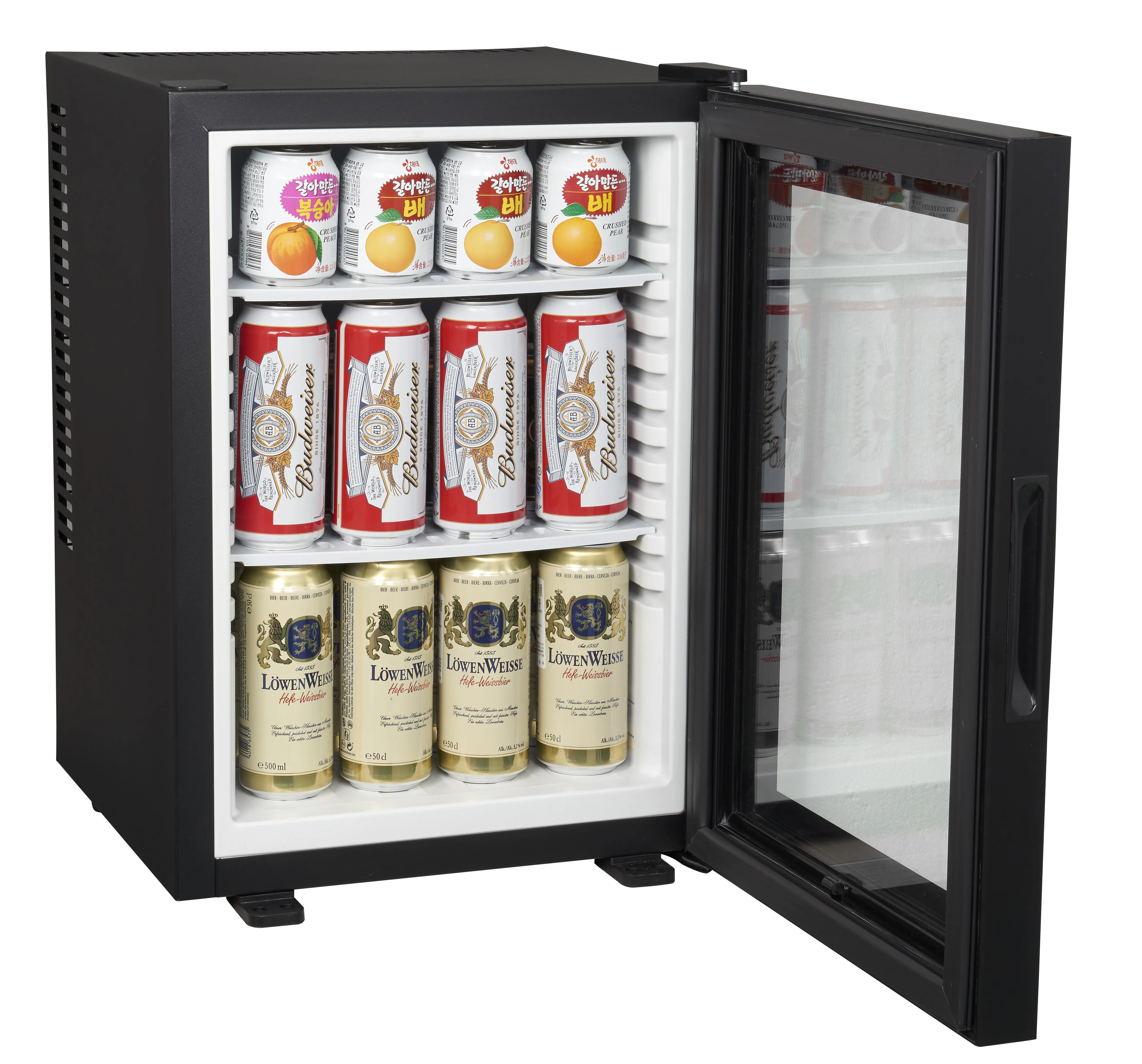SC-40SA 40L silent mini fridge with glass door , no noise