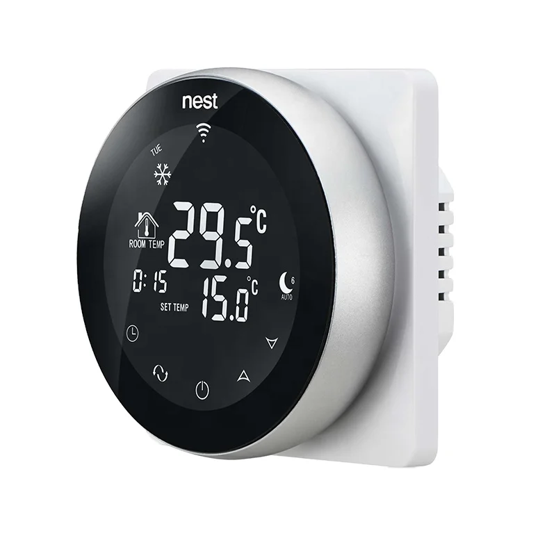 Wireless Room Electric Water Floor Heater Zigbee Smart Wifi Home Thermostat Controller for Electric Heating Floors