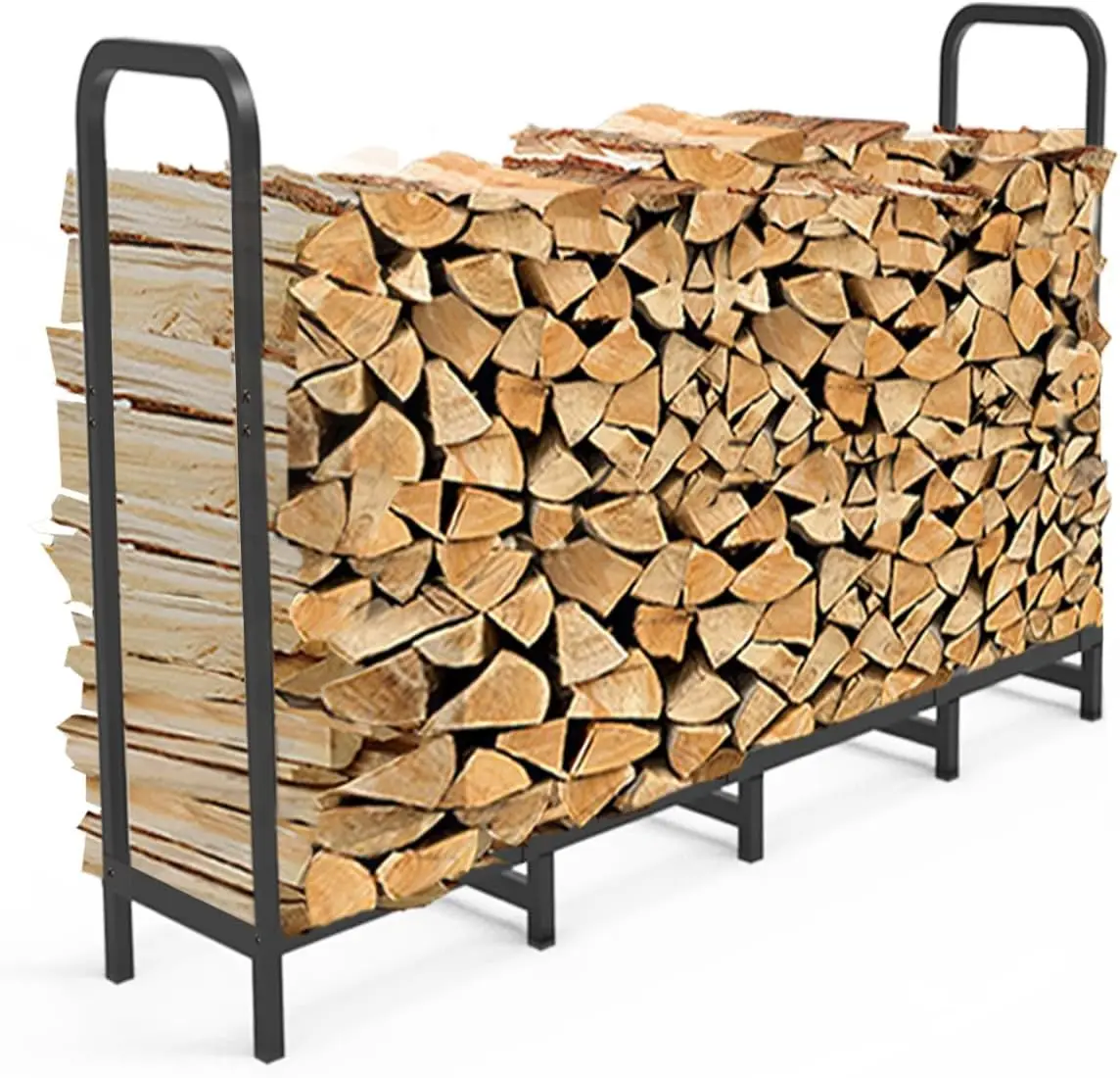 Heavy Duty Indoor Outdoor Firewood Storage Firewood Storage Racks Metal Domestic Firewood Rack