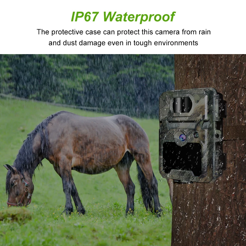 Keepguard 30MP 1080P Hunting Trail Camera with 48pcs LED light Wildlife camera