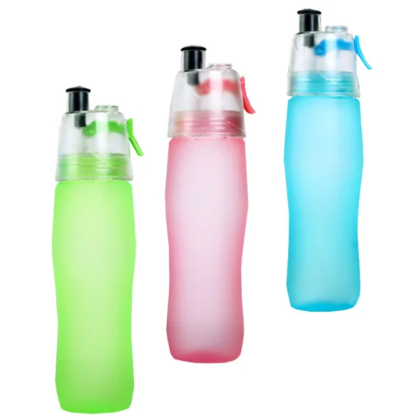 Large capacity spray cup cooling water bottle sports kettle handy cup outdoor sports cup