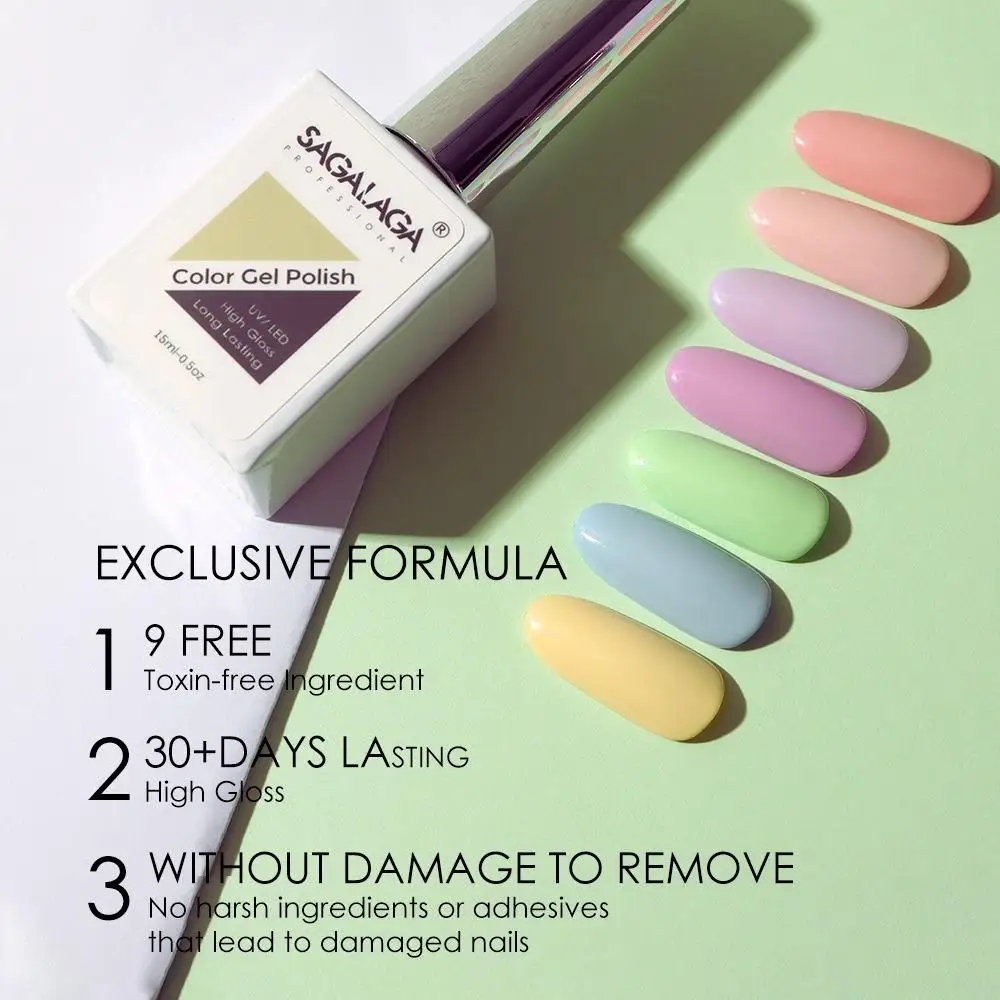 Vendor Private Label Set Uv Led Soak Off Manicure Nail Organic Custom Logo Wholesale Gel Polish