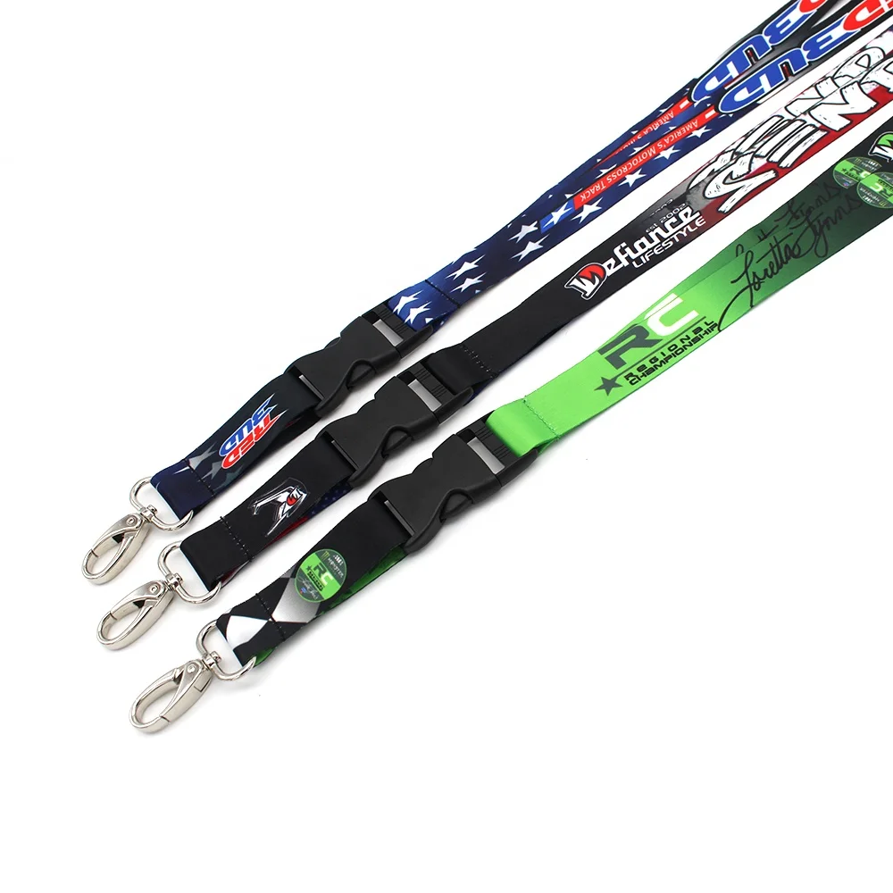 Top Quality Inexpensive Products Cartoon China Customized Woven Logo Neck Lobster Hook Lanyard