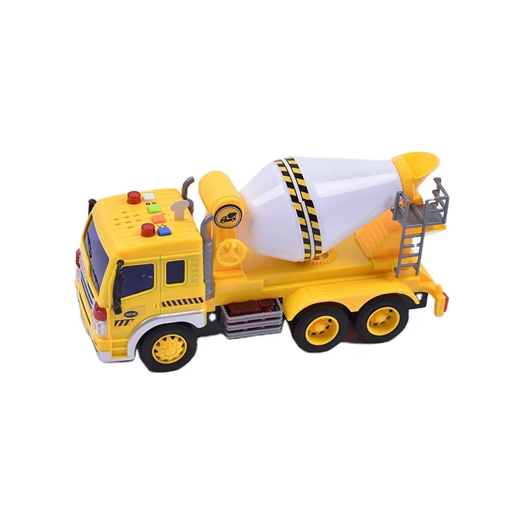 Newest Inertial Mixer Truck Stunt Car Toys Truck Friction Mixer Car Model Toy