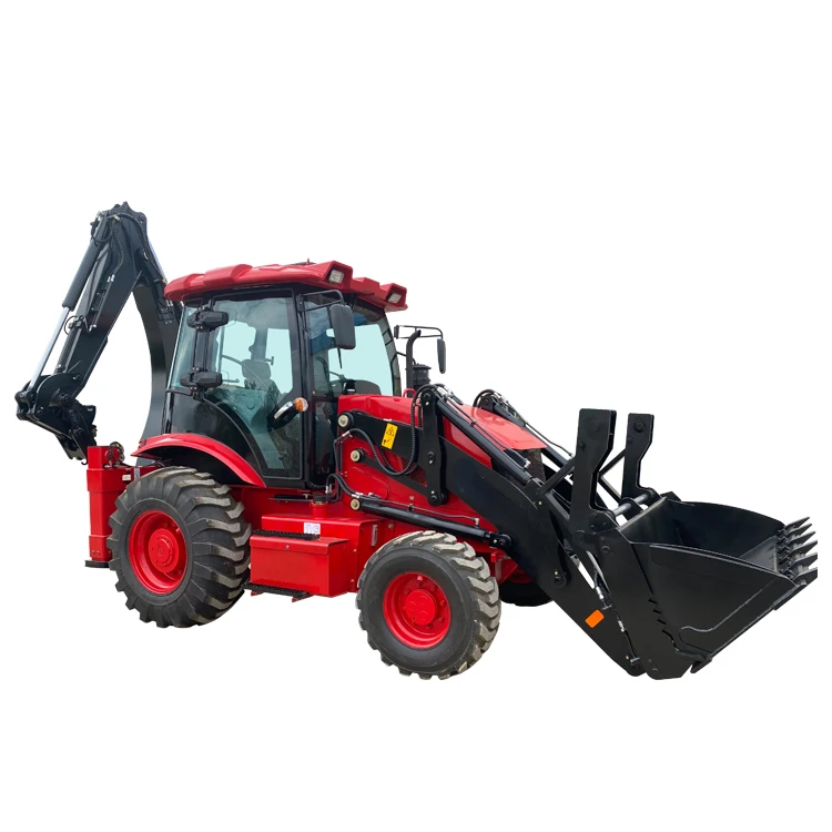 Hot sales china price compact 4x4 chinese mini backhoe loader small articulated backhoe excavator wheel loader with backhoe