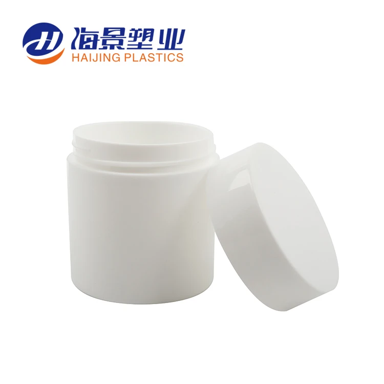 
Fast delivery factory price 150g 200g round shape pp material body cream container empty cosmetic packaging plastic jar 