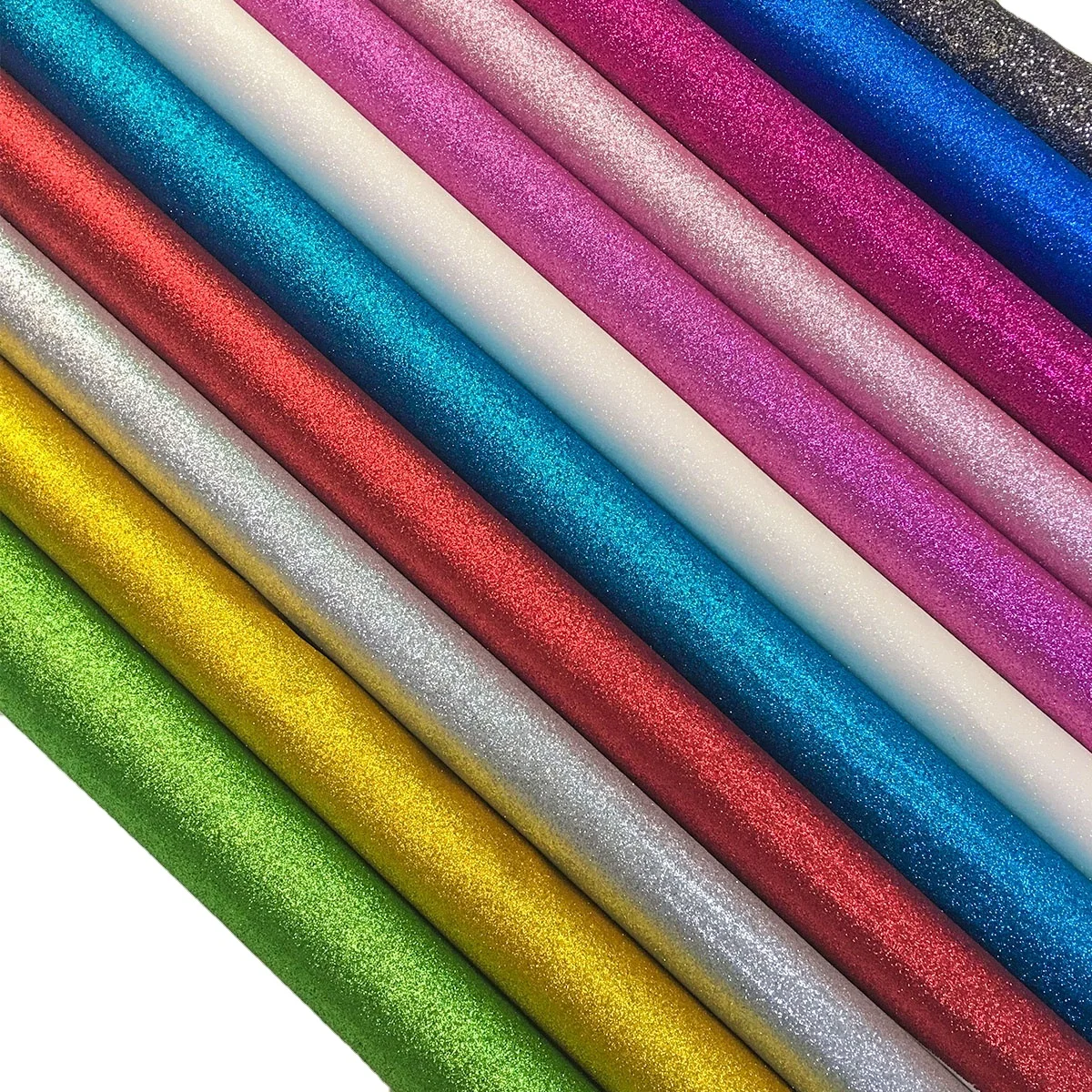 
A5 Shiny Sparkly Fine Glitter Synthetic Leather Glitter Leatherette Sewing Fabric Sheets For Crafting Hair Bow Earring Making 