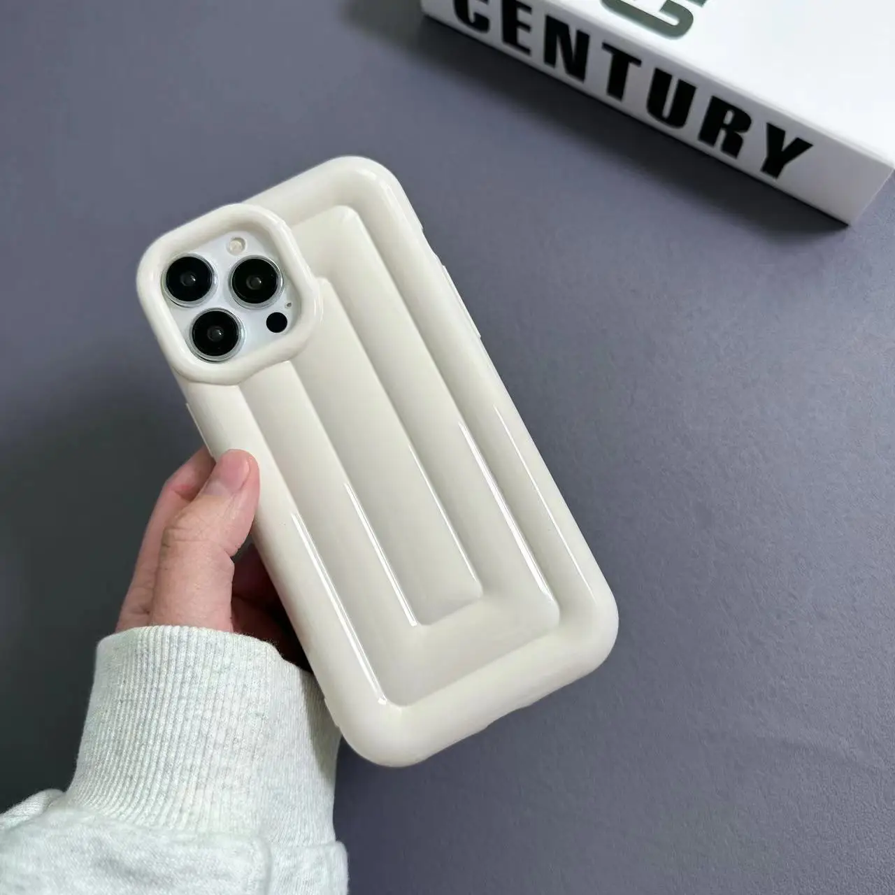 Luxury 3D Stereo Luggage Design Plating Phone Case For iPhone 14 13 12 11 Pro Max Soft TPU Solid Color Shockproof Cover