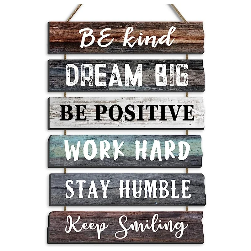 Деревянная настенная вывеска