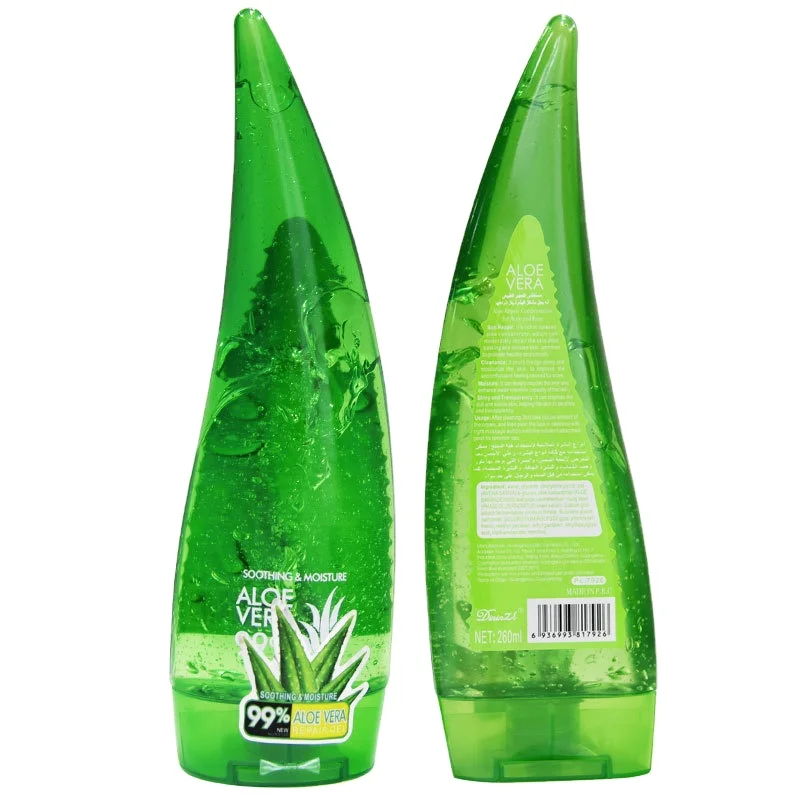 Free Sample Korean Organic Cream Face Skin Care Lightening Pure 92% Soothing Alo Aloe Vera Gel