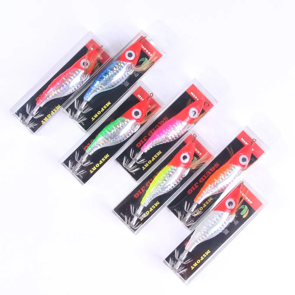 Squid Jigging Fishing Baits 100m 9g Night Fishing Luminous Minnow Lures Sea Bass Perch Tuna Fishing Game