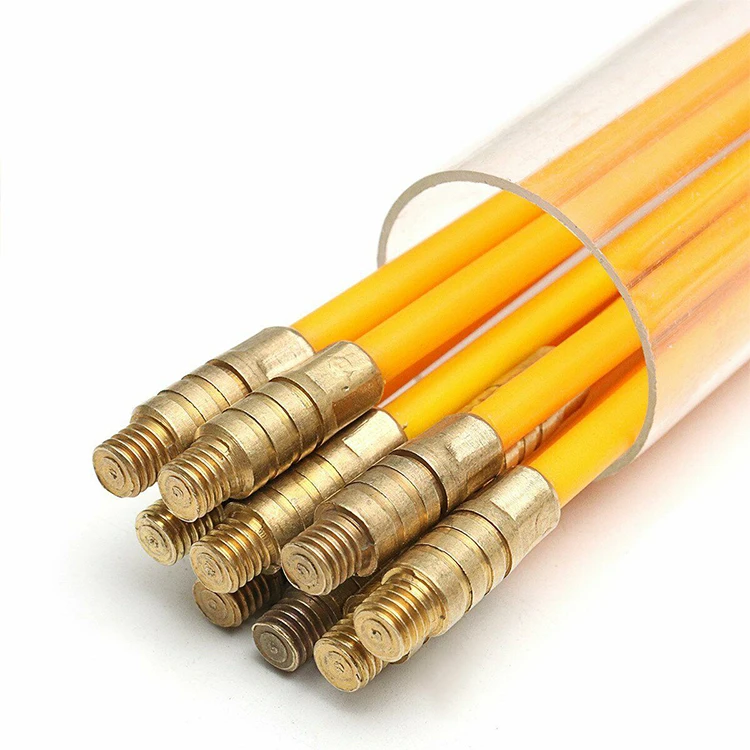 Fiberglass Running Electrical Wire Cable Rods Wire Pulling, Fish Rods Electrical Kit Puller
