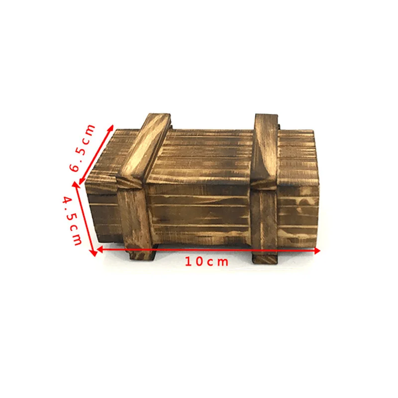 1/10 Mini wooden box accessory for artificial climbing bike accessories AXIAL SCX RC4WD D90 CC01