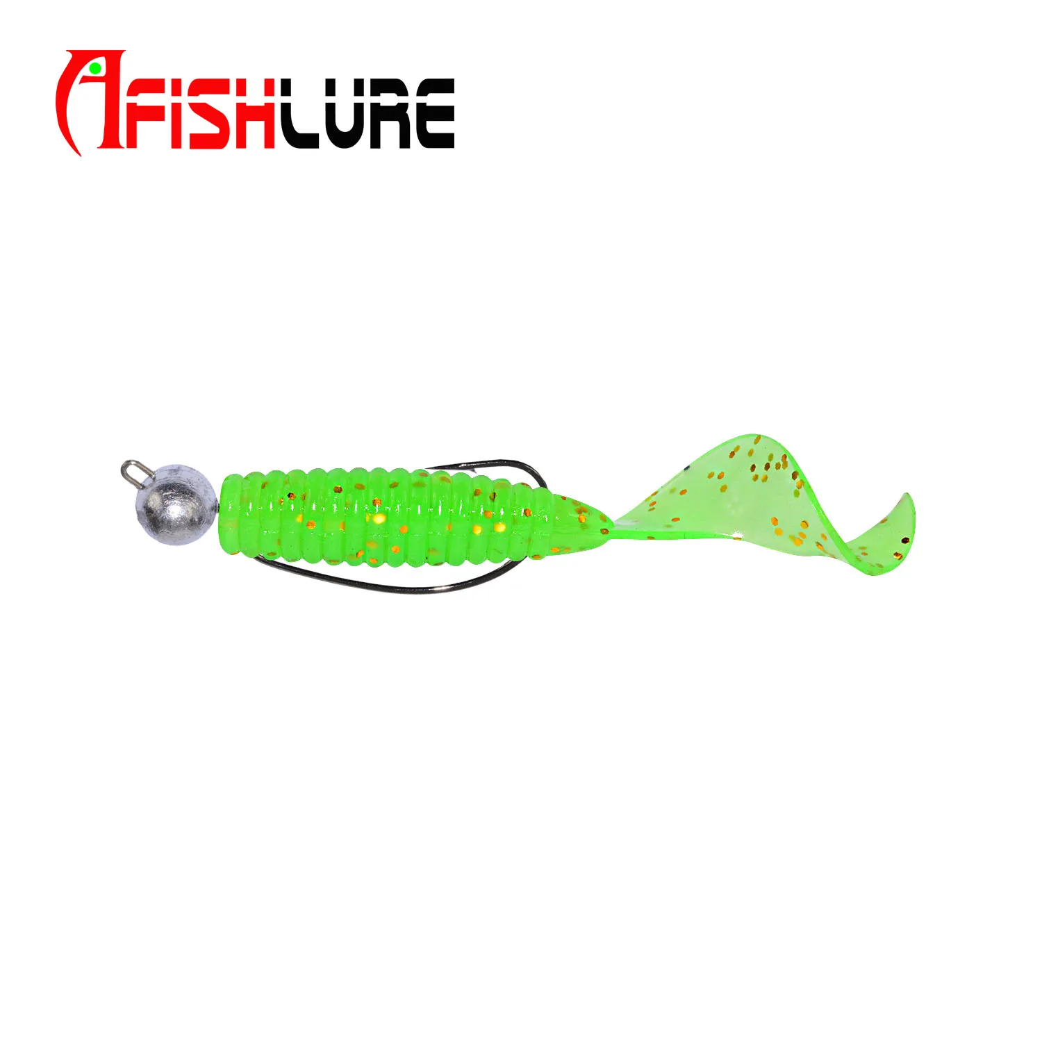 Мягкая приманка Afishlure 45 мм 1 2 г светящаяся для форели вьющаяся силиконовая рыбы искусственные приманки