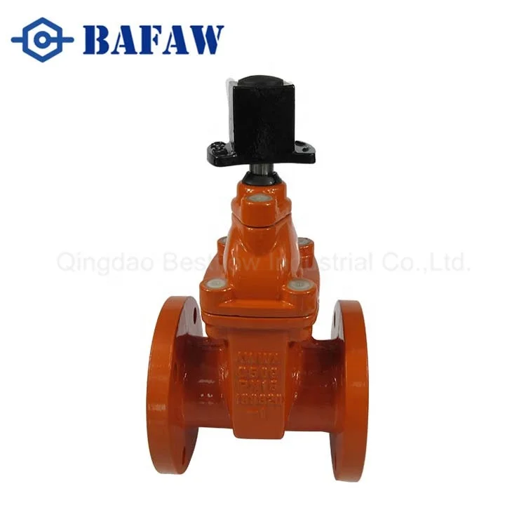  AWWA C509 ductile iron flanged gate