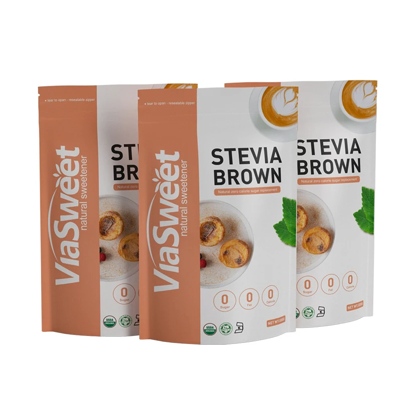Factory Price Food additive Stevia Brown Sugar Brown Erythritol