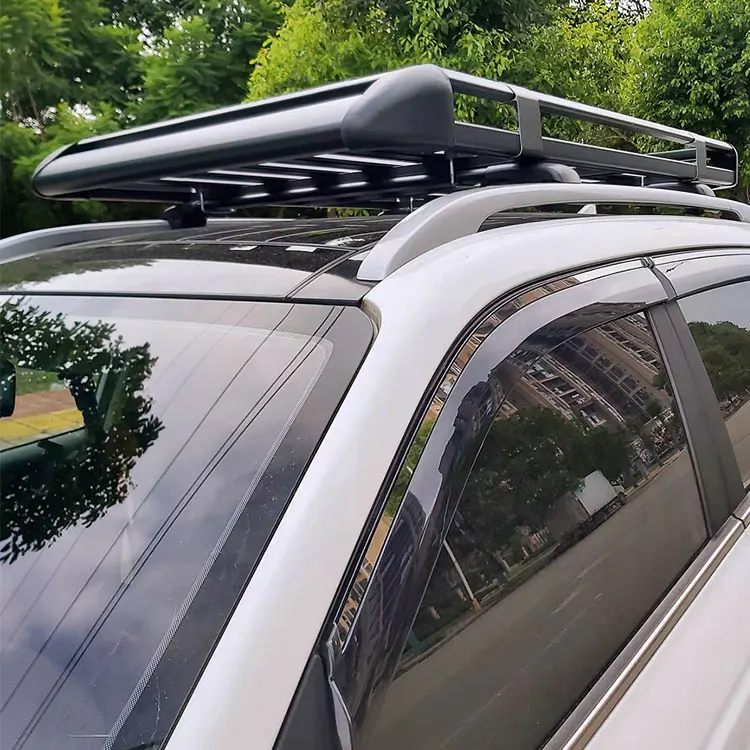 PLATFORM Alloy Aluminum Flat Profile Offroad Suv Roof Rack Luggage Rack Carrier Basket Roof 50 inch Pickup 4WD for car 4x4