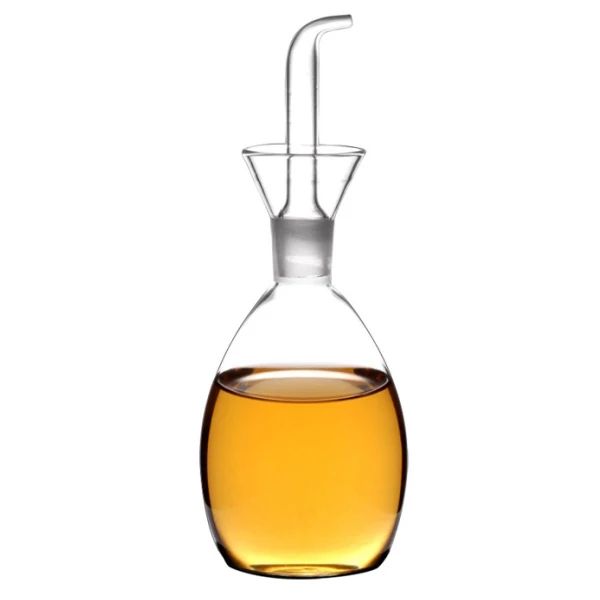 hand made glass oil vinegar 2 in 1