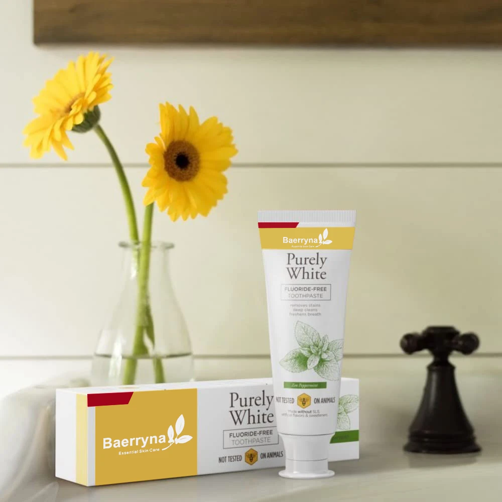 Excellent Quality Removes Stains Deep Cleans Mint Whitening Eco-Friendly Fluoride Free Toothpaste