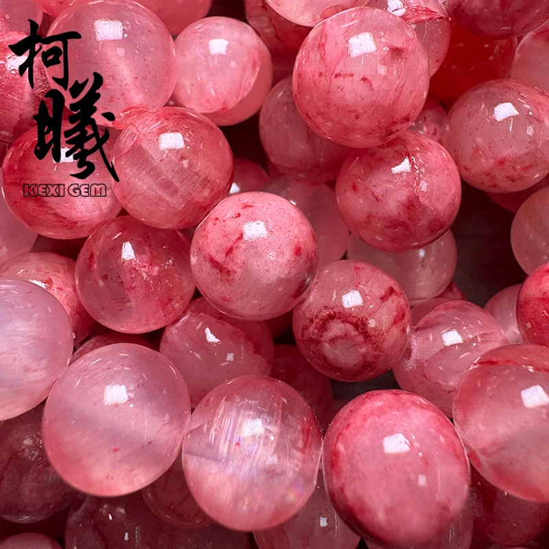 Wholesale Cheap Price Red Persian Jade Beads 4-12mm Round Smooth Loose Spacer Stone Beads Diy Bracelet Necklace