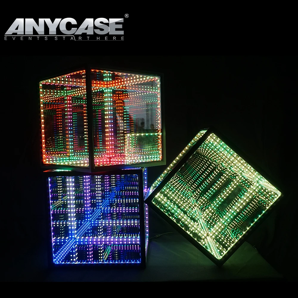Discounting RGBW Battery Operate Garden decoration lights bedroom led hyper cube for weddings