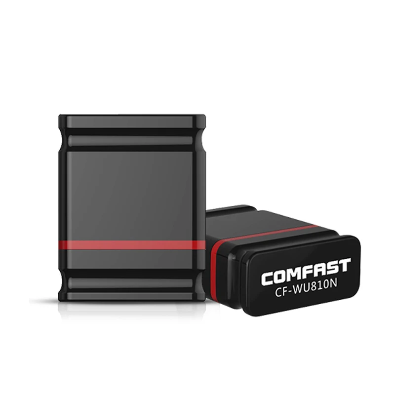 Comfast CF-WU810N RTL8188EUS чип 2,4 ГГц Wi-Fi до 150 Мбит/с USB 2,0 адаптер 802.11n Wi-Fi модем цена беспроводной usb-адаптер Wi-Fi