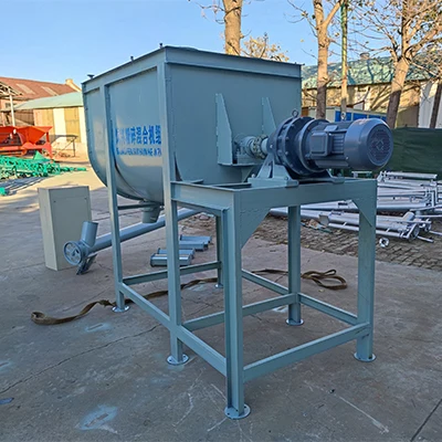 U type Farm use China small manual livestock feed mixer machine