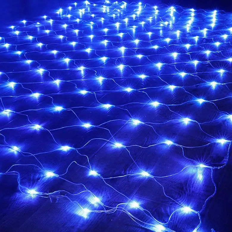 Net Mesh Fairy String Light 3x2M 6x4M LED Waterproof Decoration Window Curtain Wedding Party LED Christmas fishing netWall Light