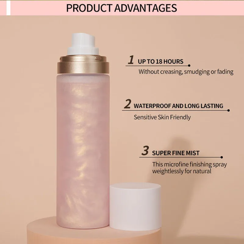 Wholesale 100ML Makeup Setting Spray Shimmer Long Lasting Sweatproof Waterproof Oil-Contol Matte Fixing Makeup Setting Spray