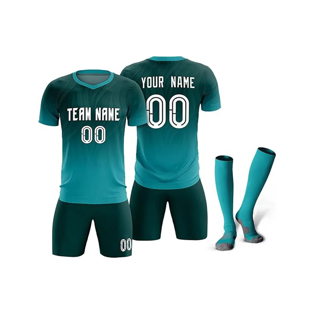 Customization Men Sublimation Team Training Sample Design College Football Wear Custom Training Sport Soccer Uniform