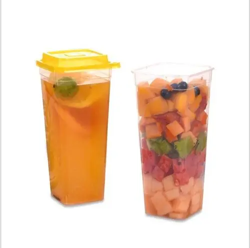 Многоразовая полипропиленовая чашка boba для сока/чайные чашки в матовой или прозрачной чашке с принтом логотипа на заказ