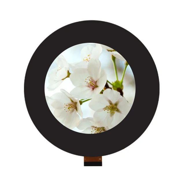 Youritech 4 Inch Round LCD Display with Board IC YY1821 Interface RGB I2C Digital Circle LCD Module for Raspberry pi